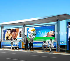 公共汽車(chē)候車(chē)亭